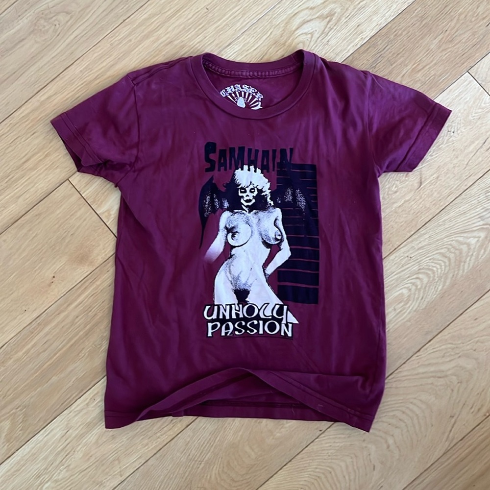 SAMHAIN chaser shirt - ladies size small Danzig the misfits